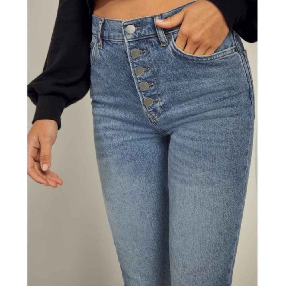 Reformation Liza High Rise Straight Jeans in Malta